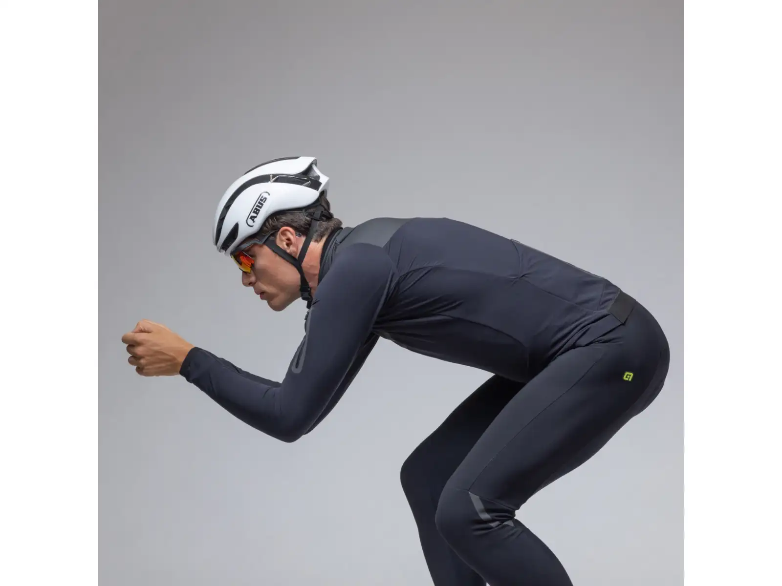 Alé R-EV1 Wool Speed pánska zimná cyklistická bunda Black