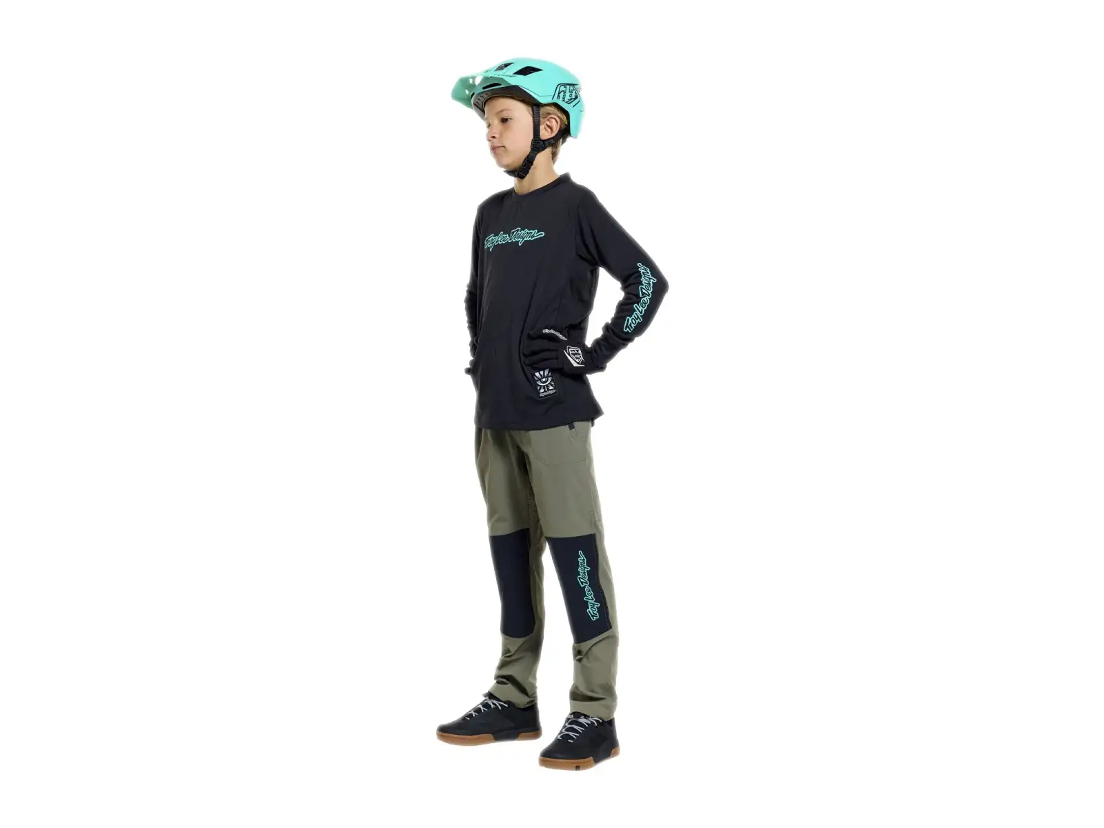 Troy Lee Designs Youth Skyline Trail detské nohavice Mono Army