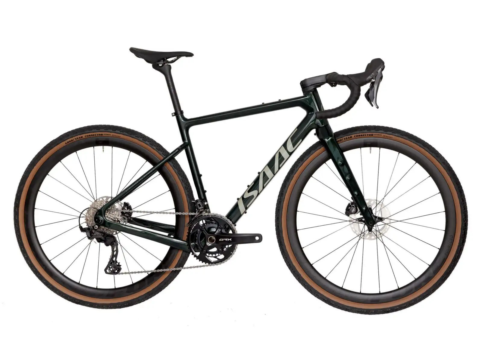 Isaac Torus Xplore GRX 610/820 2x12 gravel bicykel Moss Green