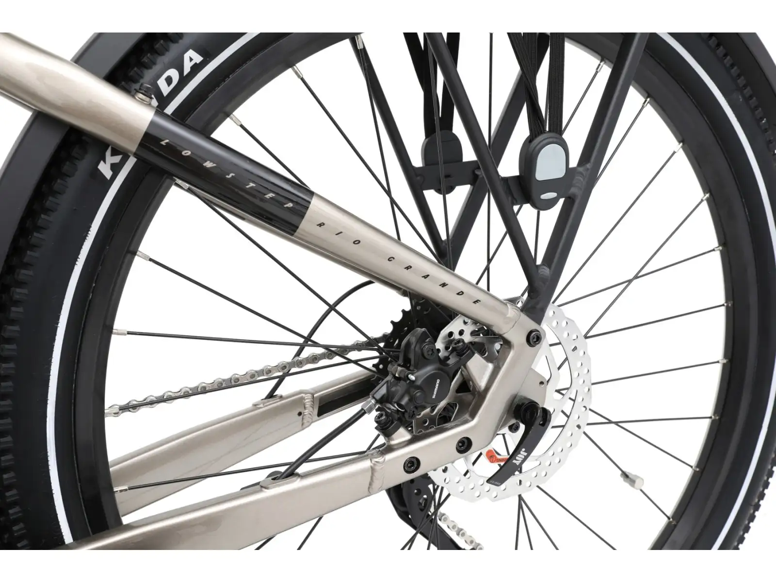 Apache Rio Grande 3 MX 720 Wh nízkonástupový elektrobicykel Cappuccino