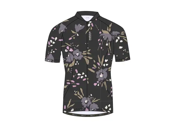 Maloja VilsaM. AOP 1/2 dámsky dres krátky rukáv Deep Black