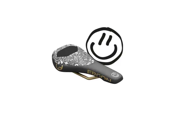 Ergon SM Downhill Comp Vali Höll Edition sedlo čierna