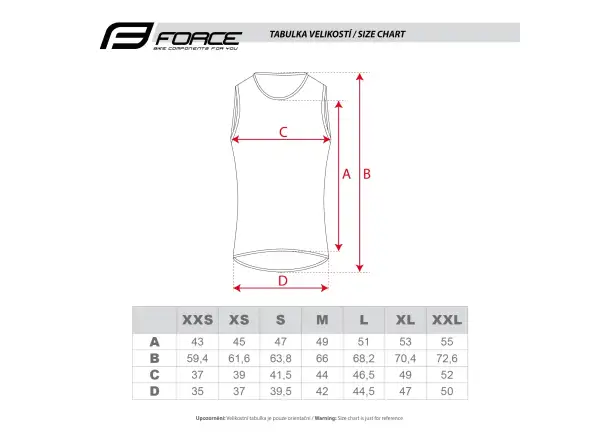 Force Acceler pánsky dres bez rukávov fluo/čierna