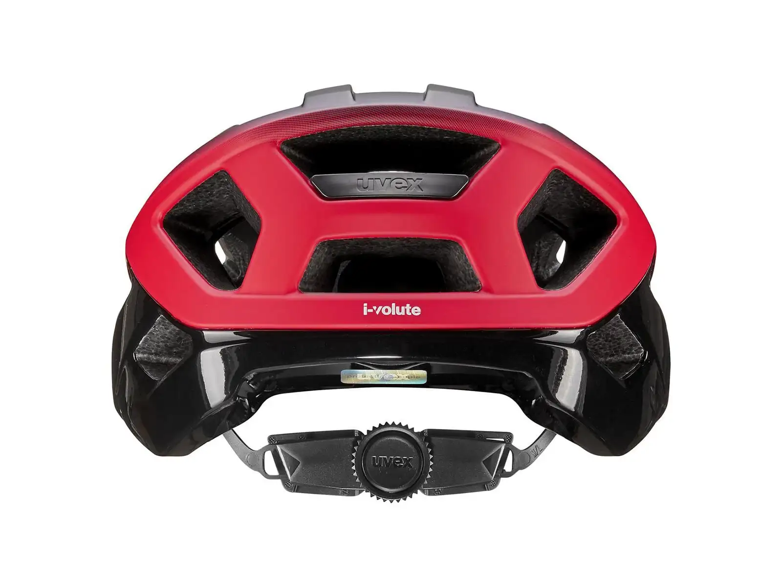 Uvex I-volute prilba Black/Red Matt