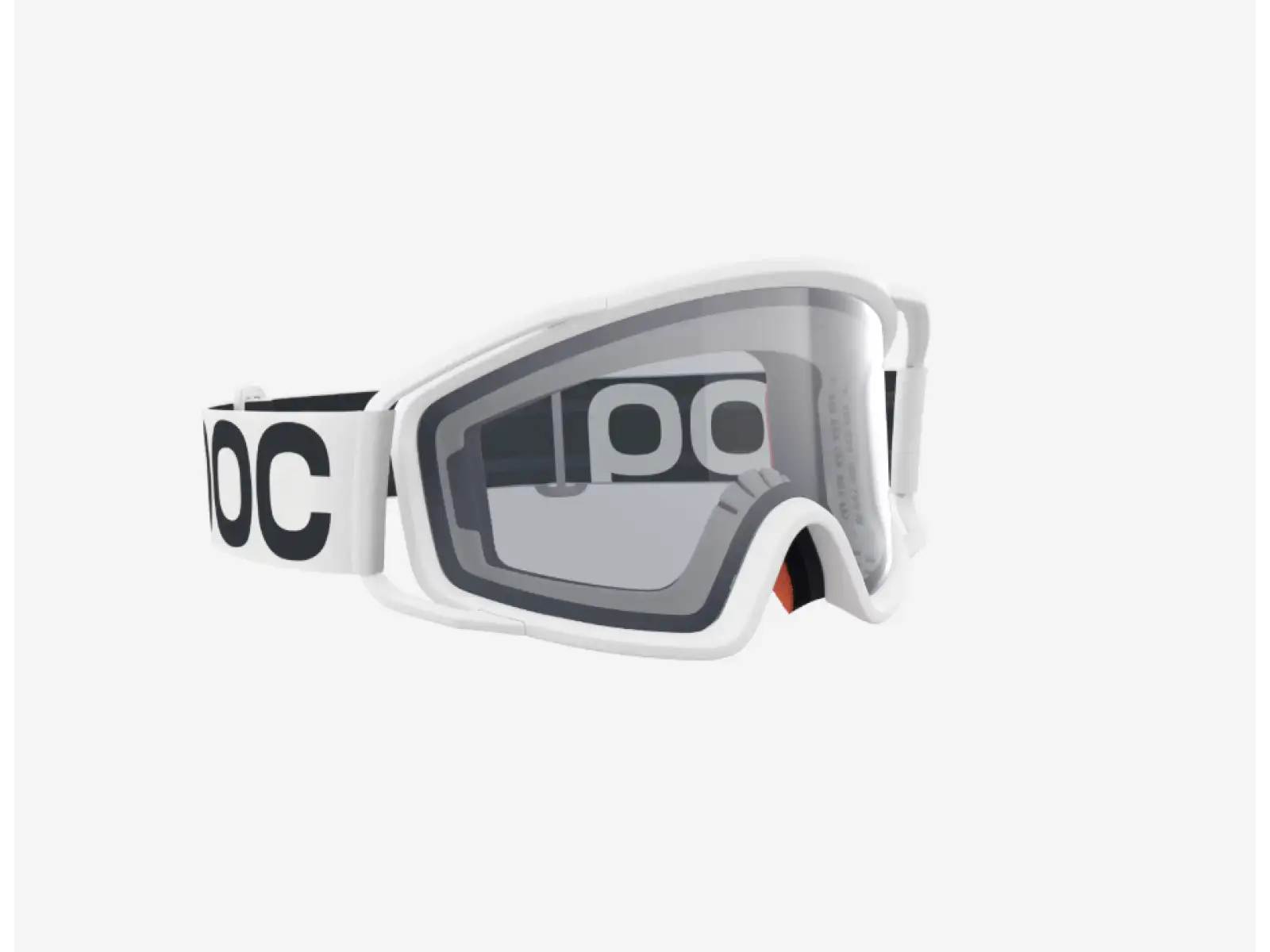 POC Zygon MTB okuliare Hydrogen White/Clarity Universal/Cloudy Grey