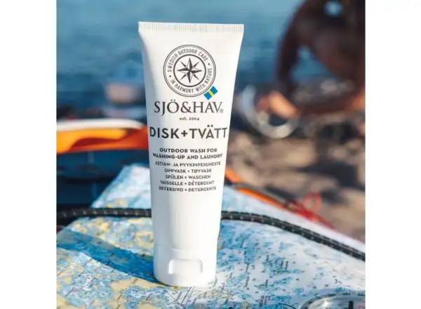 Sjö&Hav odbúrateľný univerzálny outdoor čistiaci prostriedok na riad a prádlo 75 ml