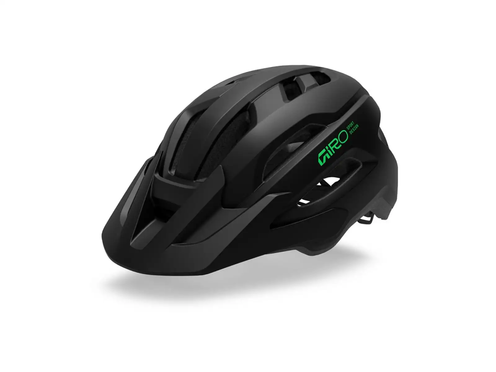 Giro Fixture II MIPS Youth detská prilba Mat Black/Vivid Green