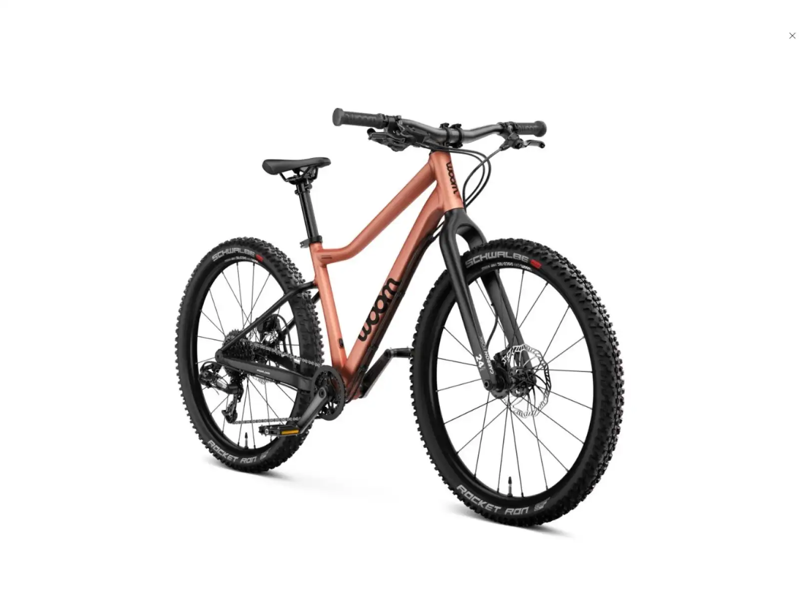 Woom 5 OFF detský bicykel 24" Copper