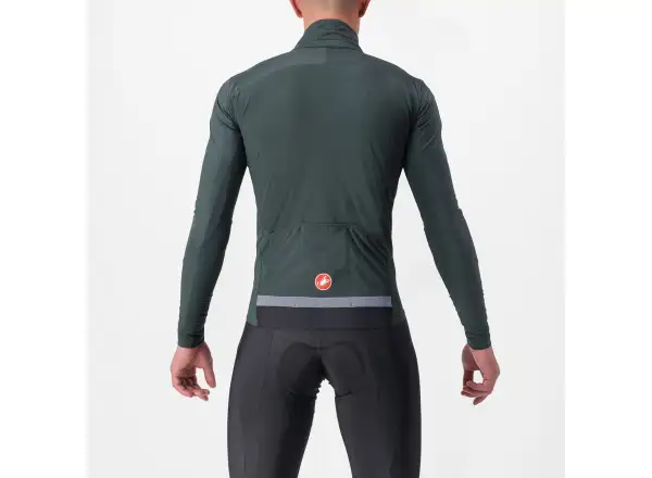 Castelli Beta RoS pánska bunda Rover Green/Red Orange