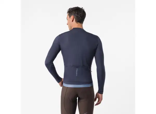 Castelli Espresso Thermal 2 pánsky dres dlhý rukáv Twilight blue