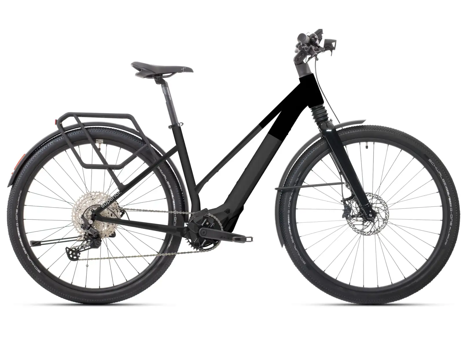 Superior iBlox 6.3 Mid Step mestský elektrobicykel Matte Black