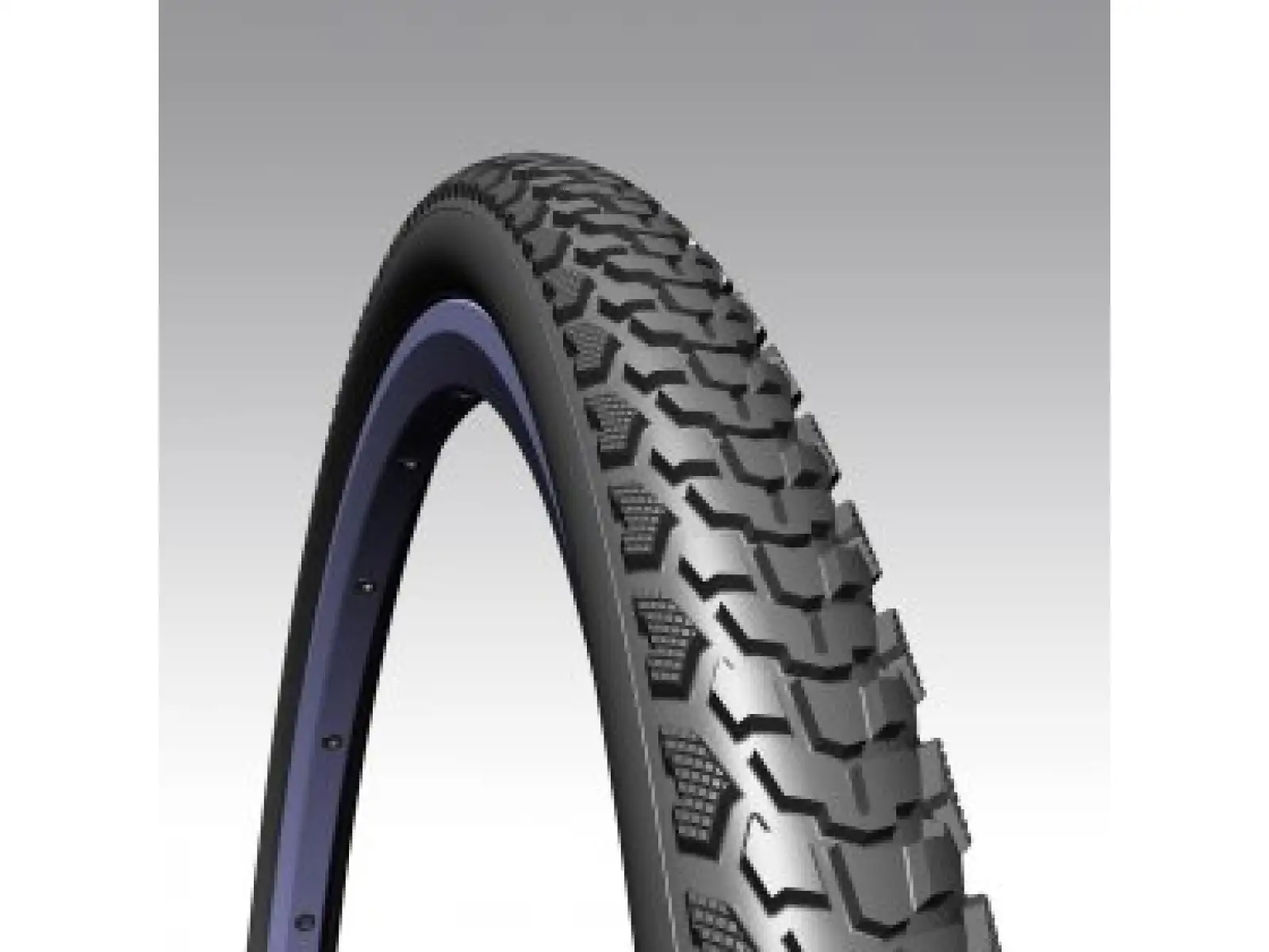 Mitas Gripper 700x40C trekingový plášť drôt čierna