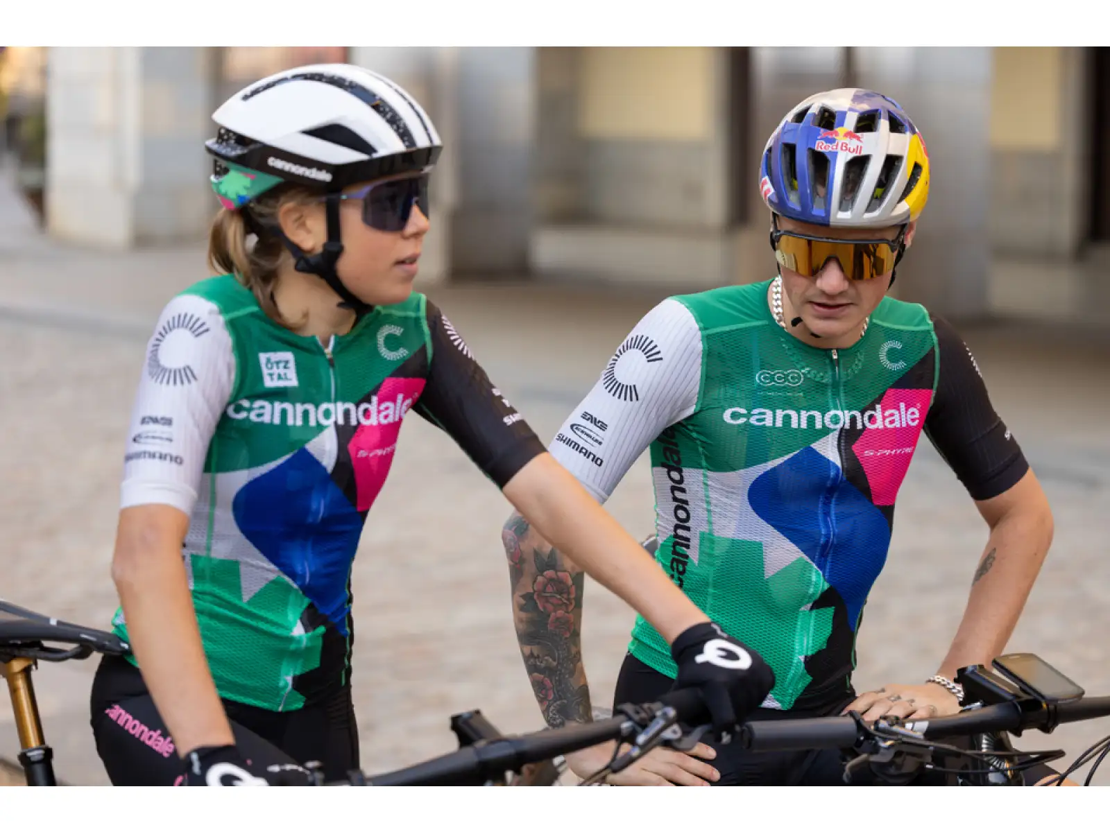 Cannondale CFR Replica pánsky dres krátky rukáv Green/Blue