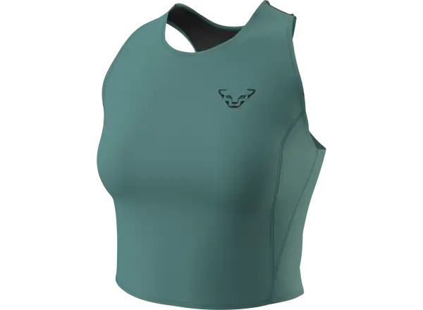 Dynafit Trail Crop Top dámske tričko bez rukávov Atlantic