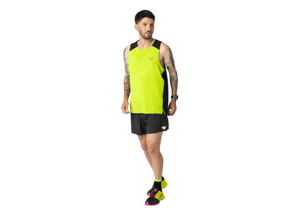 Dynafit DNA pánske tričko bez rukávov Ultra Yellow