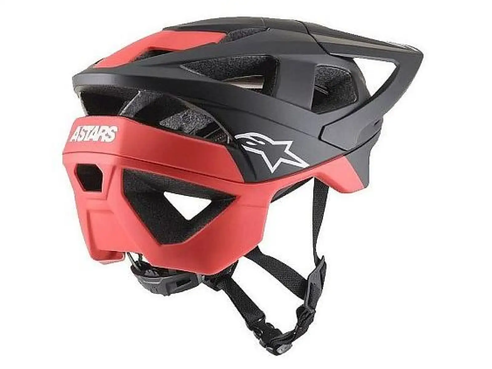 Alpinestars Vector PRO Atom prilba black/red matt