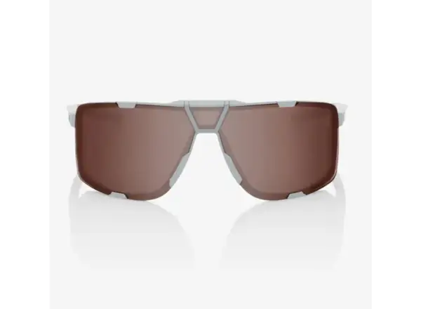 100% Eastcraft okuliare Soft Tact Cool Grey/HiPER Crimson Silver Mirror Lens