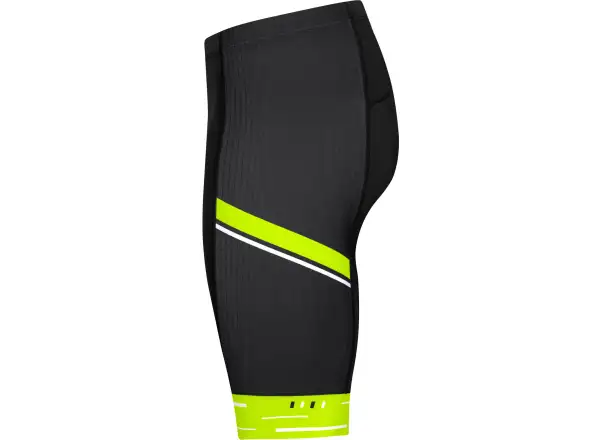 Etape Racing 2.0 pánske kraťasy s vložkou čierna/žltá fluo