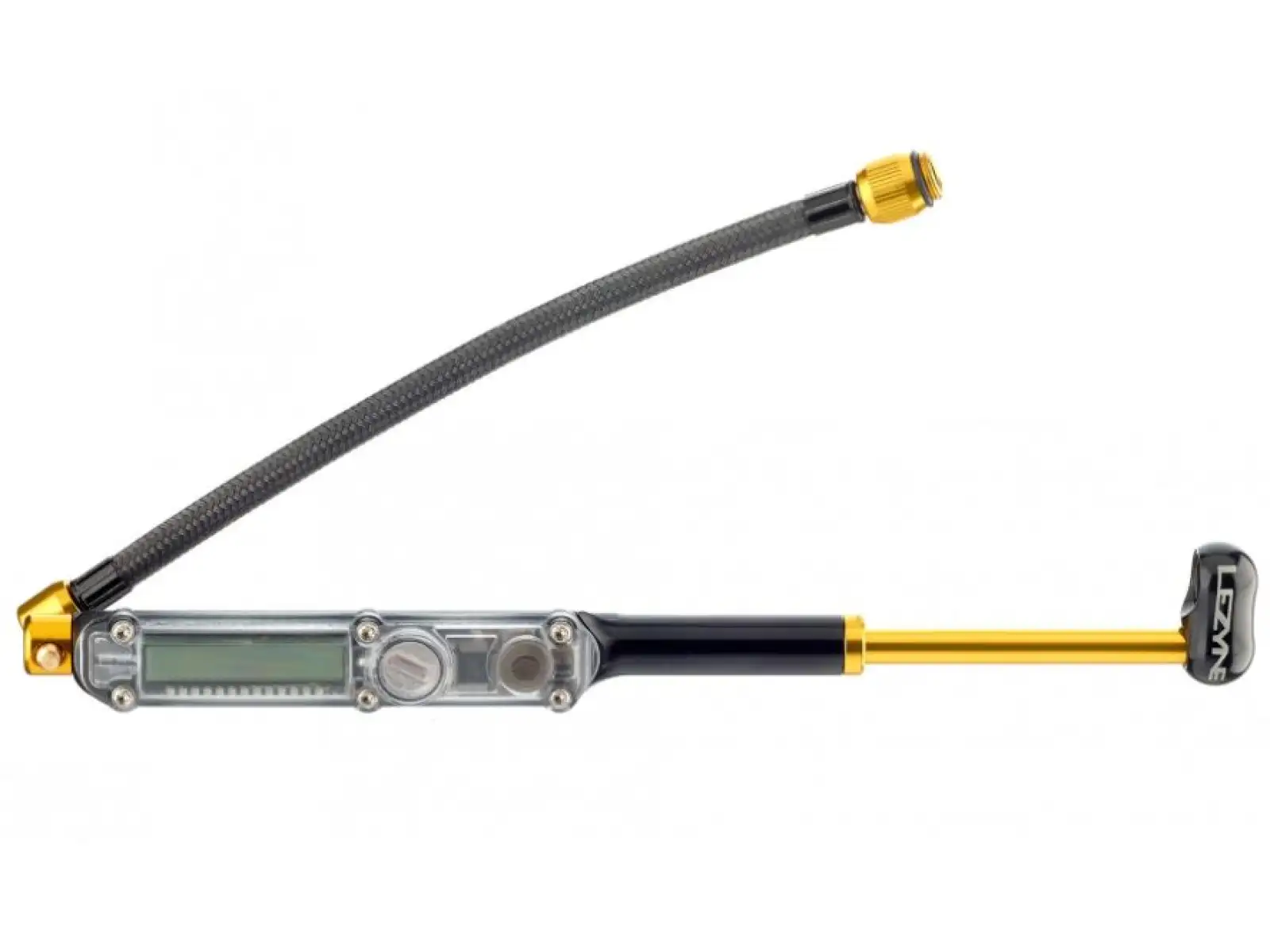 Lezyne Digital Shock Drive pumpa čierna/zlatá