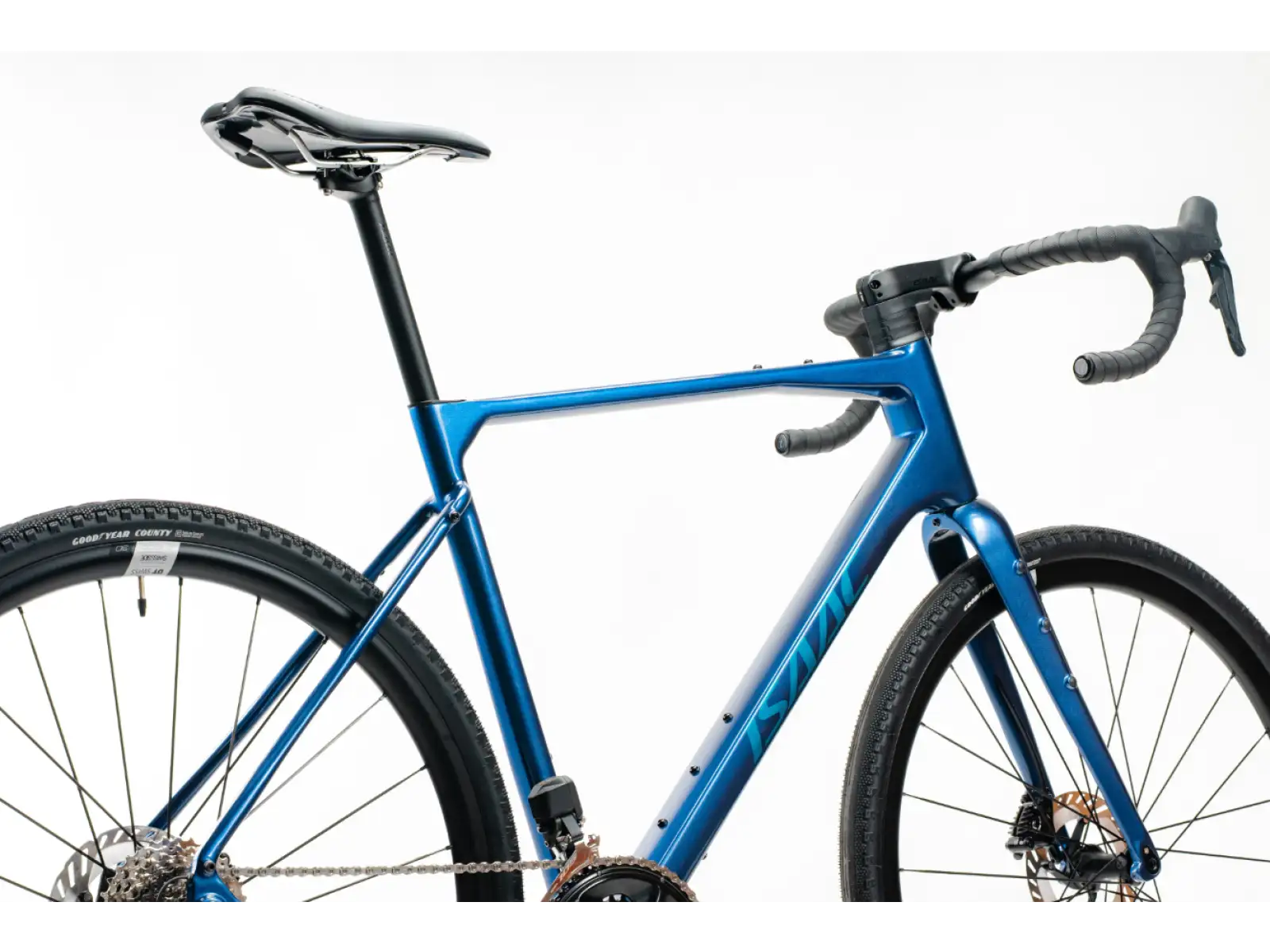 Isaac Kaon GRX610/820 2x12 gravel bicykel Saphire Blue