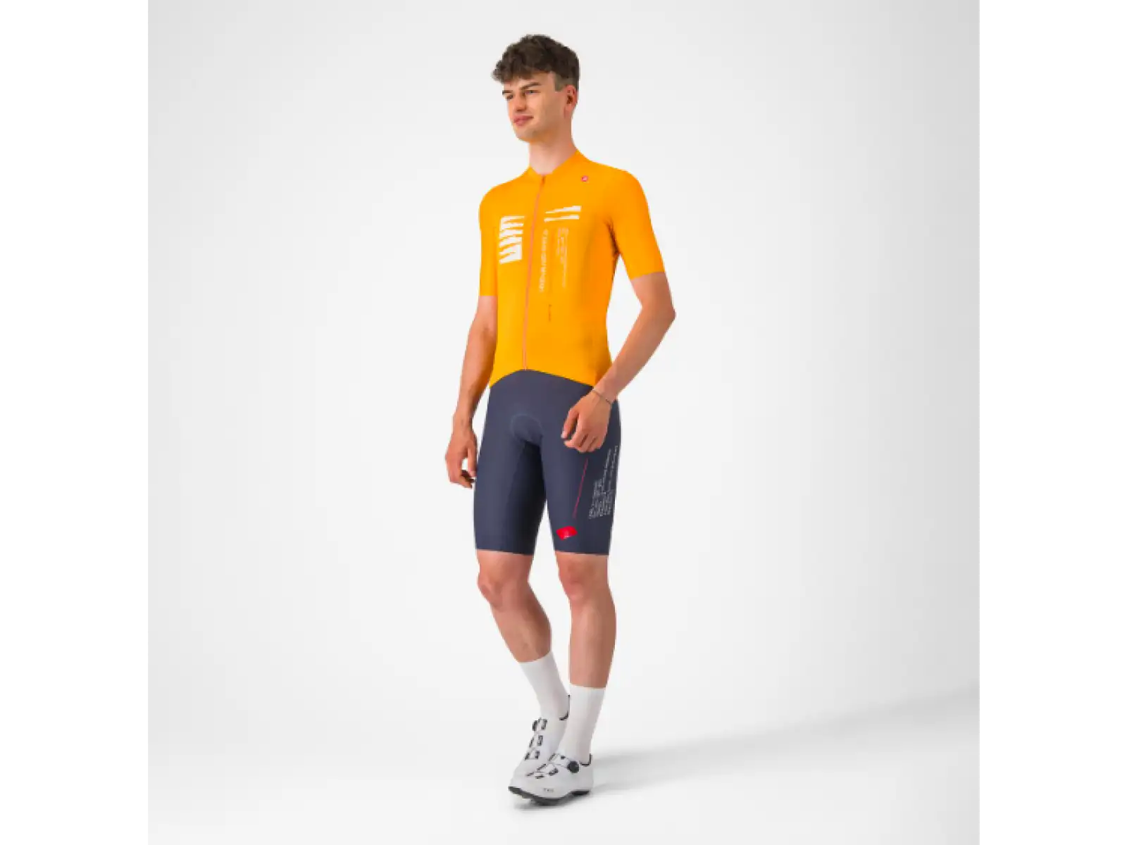 Castelli Espresso R-A/D pánsky dres krátky rukáv Vivid Orange