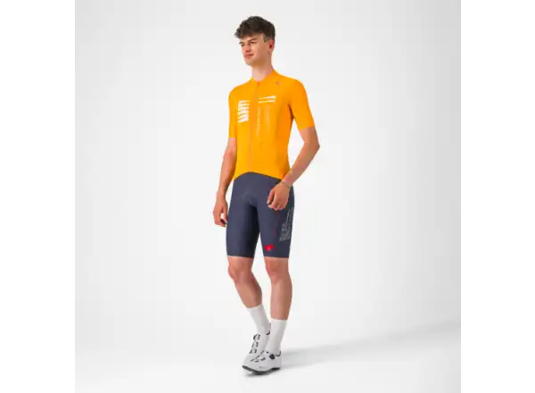 Castelli Espresso R-A/D pánsky dres krátky rukáv Vivid Orange