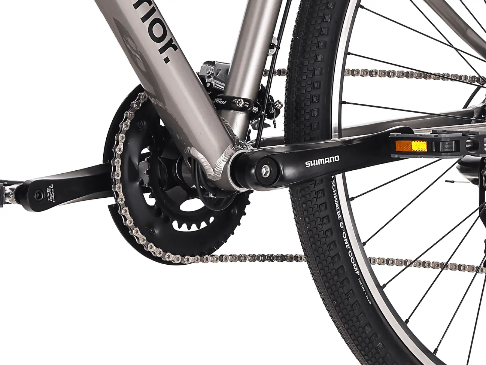 Superior Blox 6.0 trekingový bicykel Gloss Dark Chrome