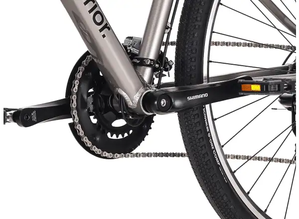 Superior Blox 6.0 trekingový bicykel Gloss Dark Chrome