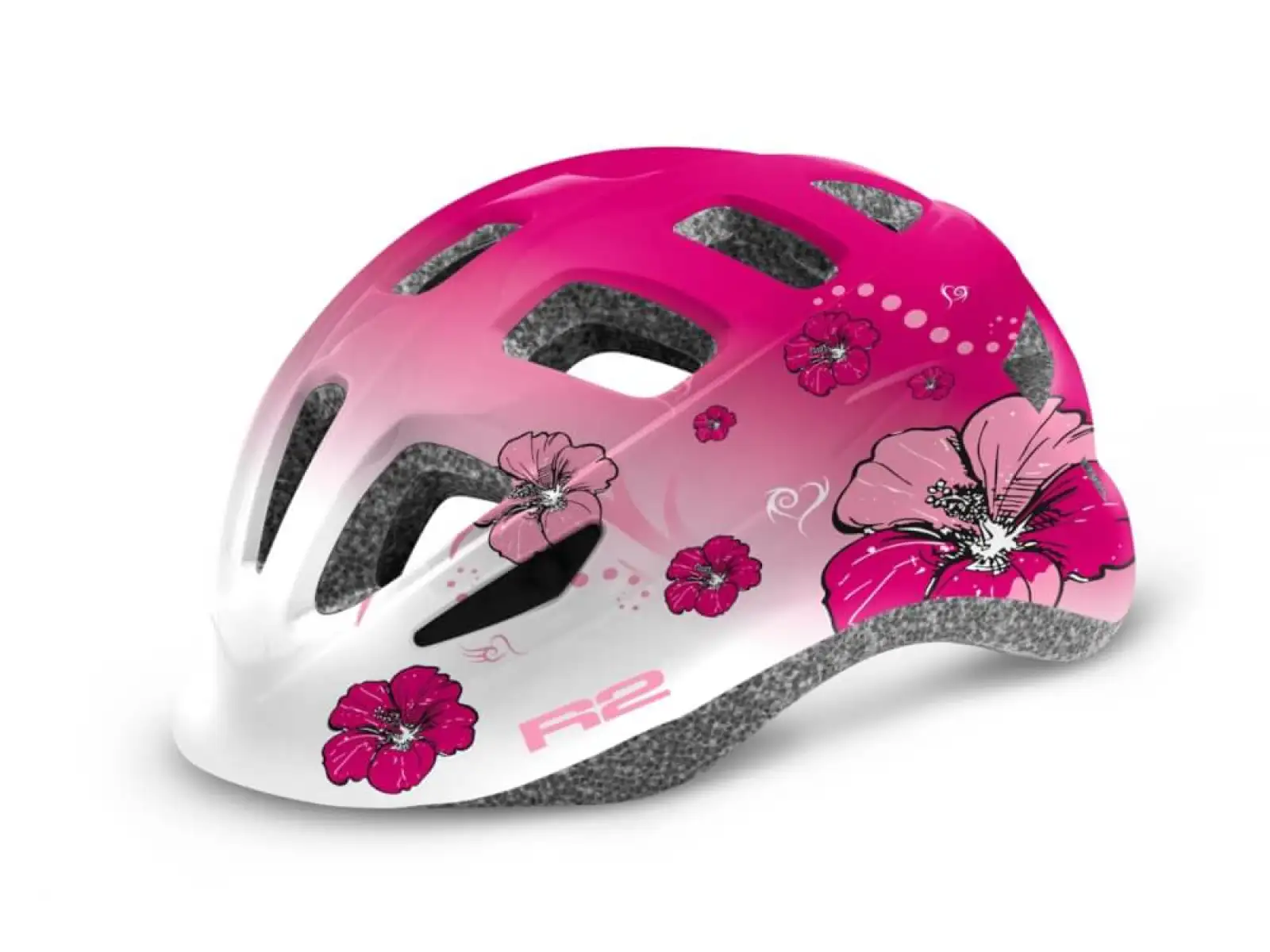 R2 Bunny detská cyklistická prilba biela
