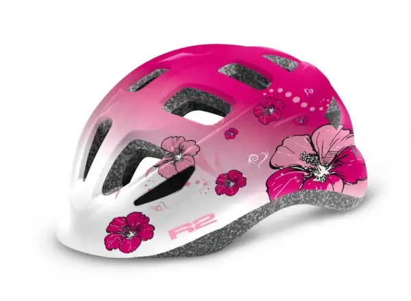 R2 Bunny detská cyklistická prilba biela
