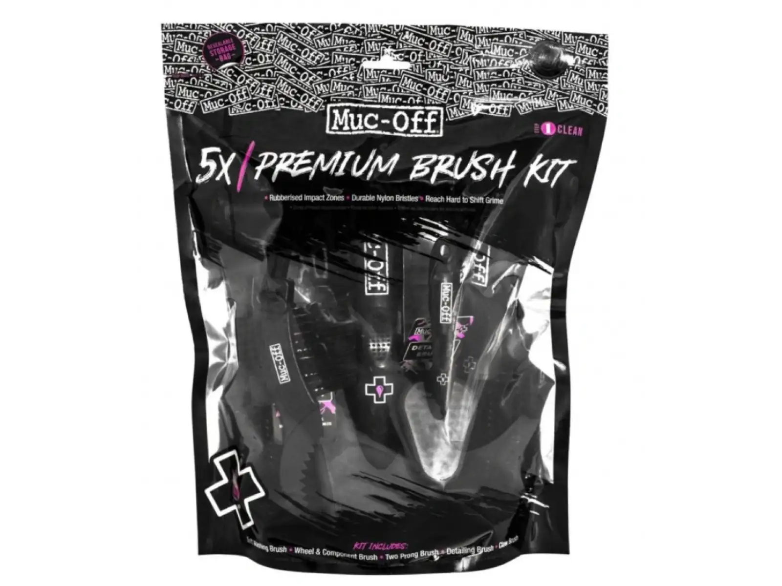 Muc-Off 5 Brush Set sada čistiace kefy