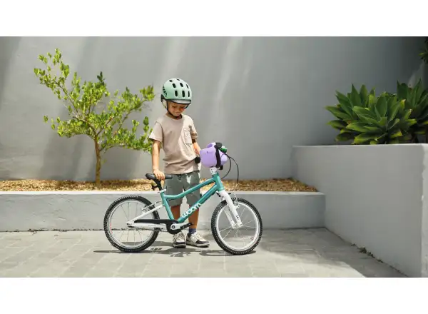 Woom GO 3 Automagic Metallic Turquoise 16 detský bicykel