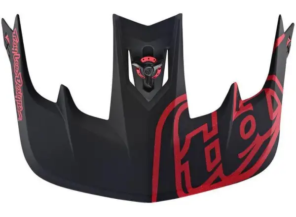 Troy Lee Designs Stage Visor Pinstripe náhradné tienidlo Black/Red