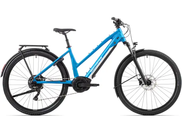 Rock Machine Torrent e50-29 B Touring Easy Entry trekingový elektrobicykel Matte Blue/Silver