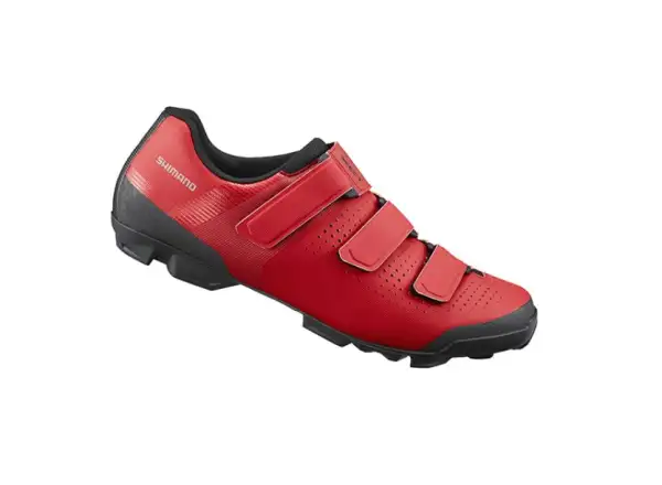 Shimano SH-XC100 pánske MTB tretry červené