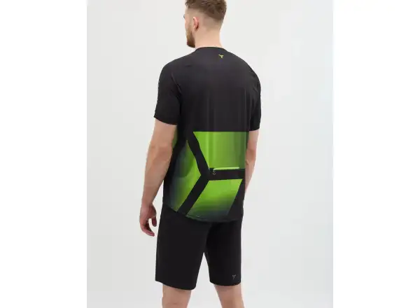 Silvini Gallo pánsky voľný dres krátky rukáv Black/Green