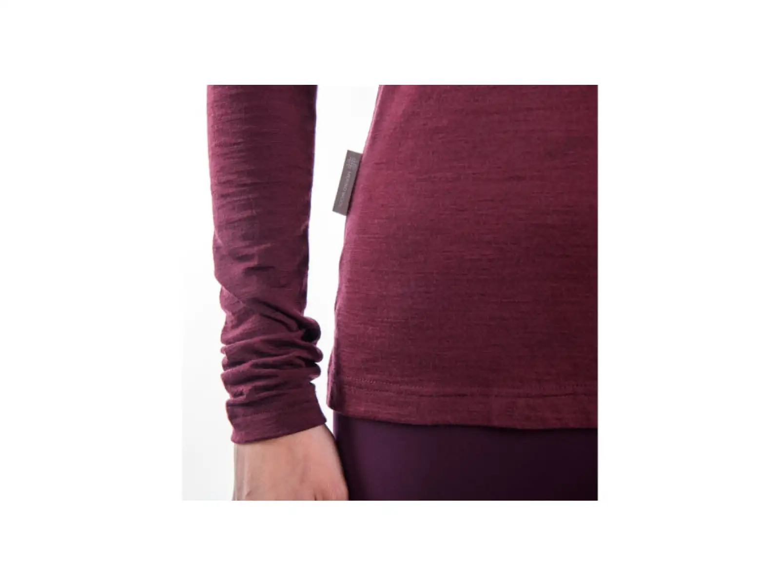 Sensor Merino Air PT Hills dámske tričko dlhý rukáv Port Red