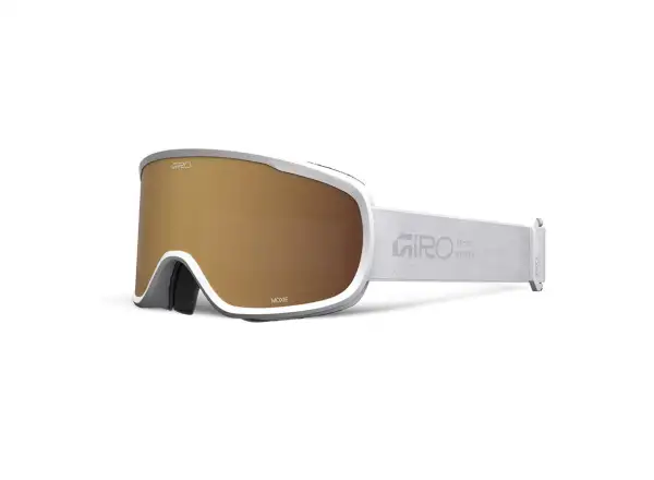 Giro Moxie dámske lyžiarske okuliare White Stacked/Amber Gold/Yellow (2sklá)