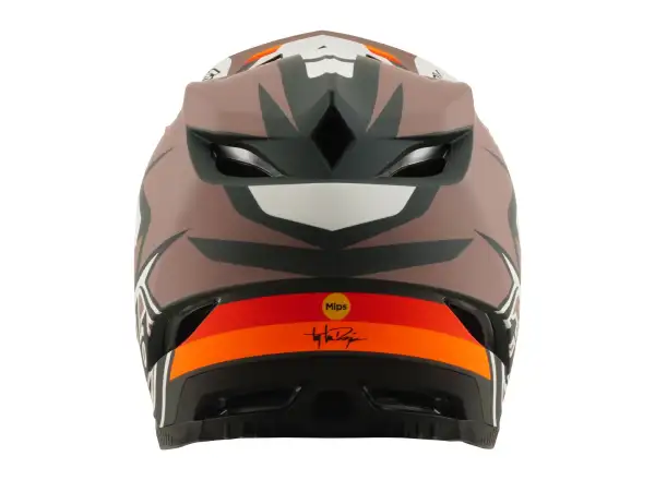 Troy Lee Designs D4 Polyacrylite MIPS prilba Roamer Clay