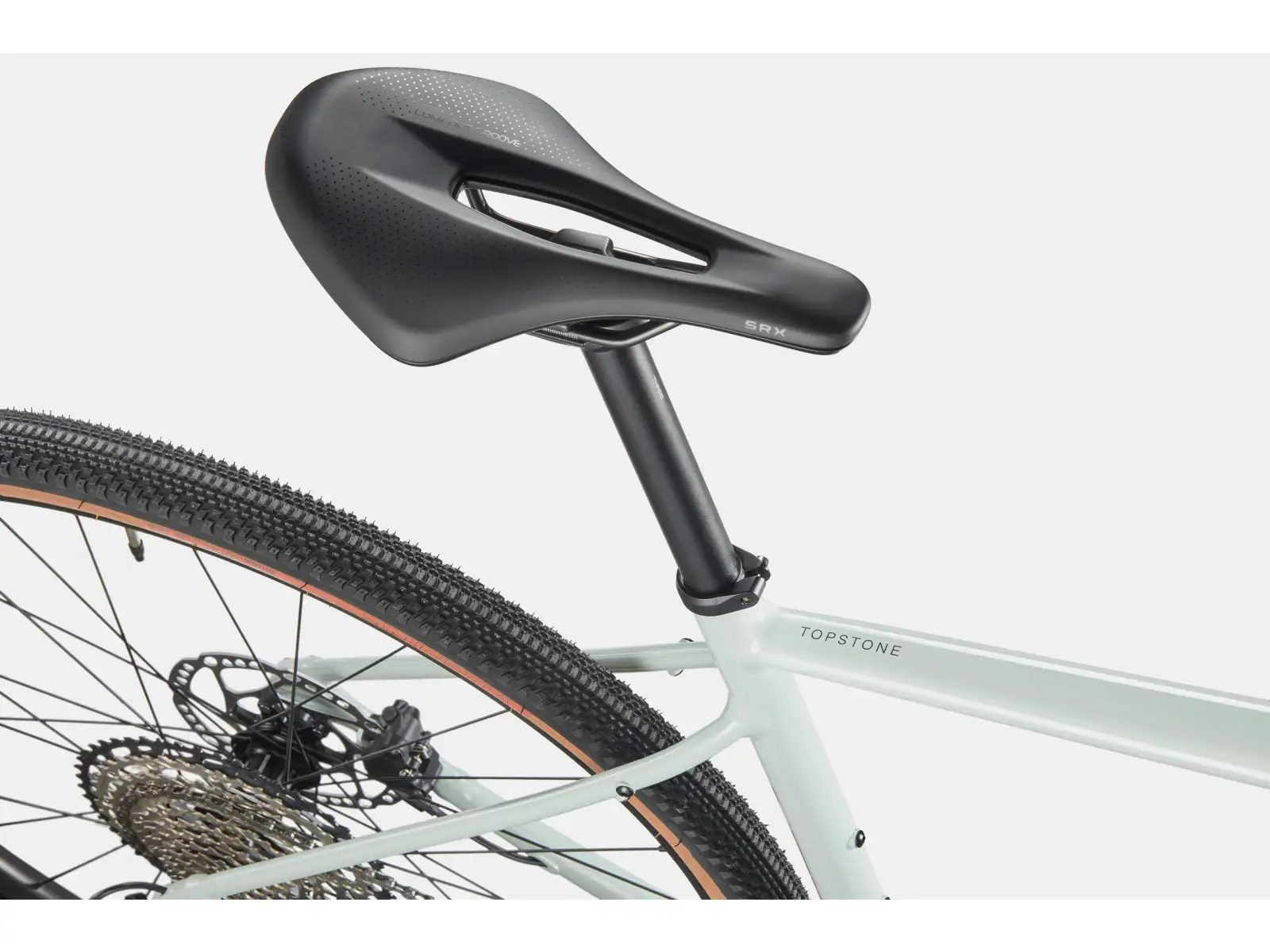 Cannondale Topstone CAAD Lefty gravel bicykel Sky Grey