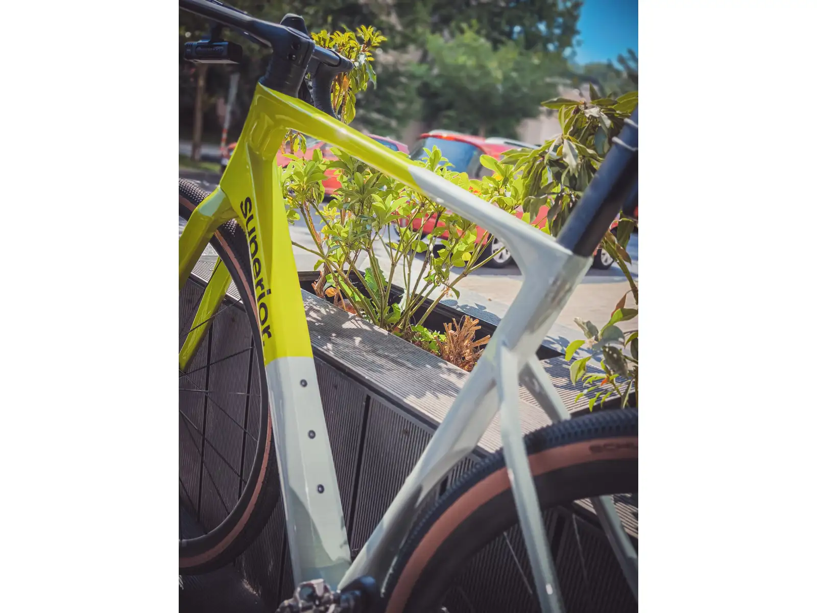 Superior XR 9.7 GR Gloss gravel bicykel Grey/Racing Yellow