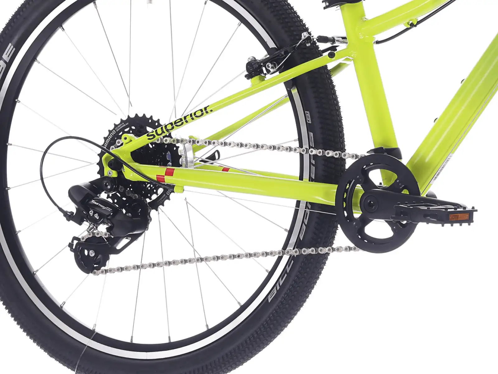 Superior RACER 24 detský bicykel Matte Radioactive Yellow