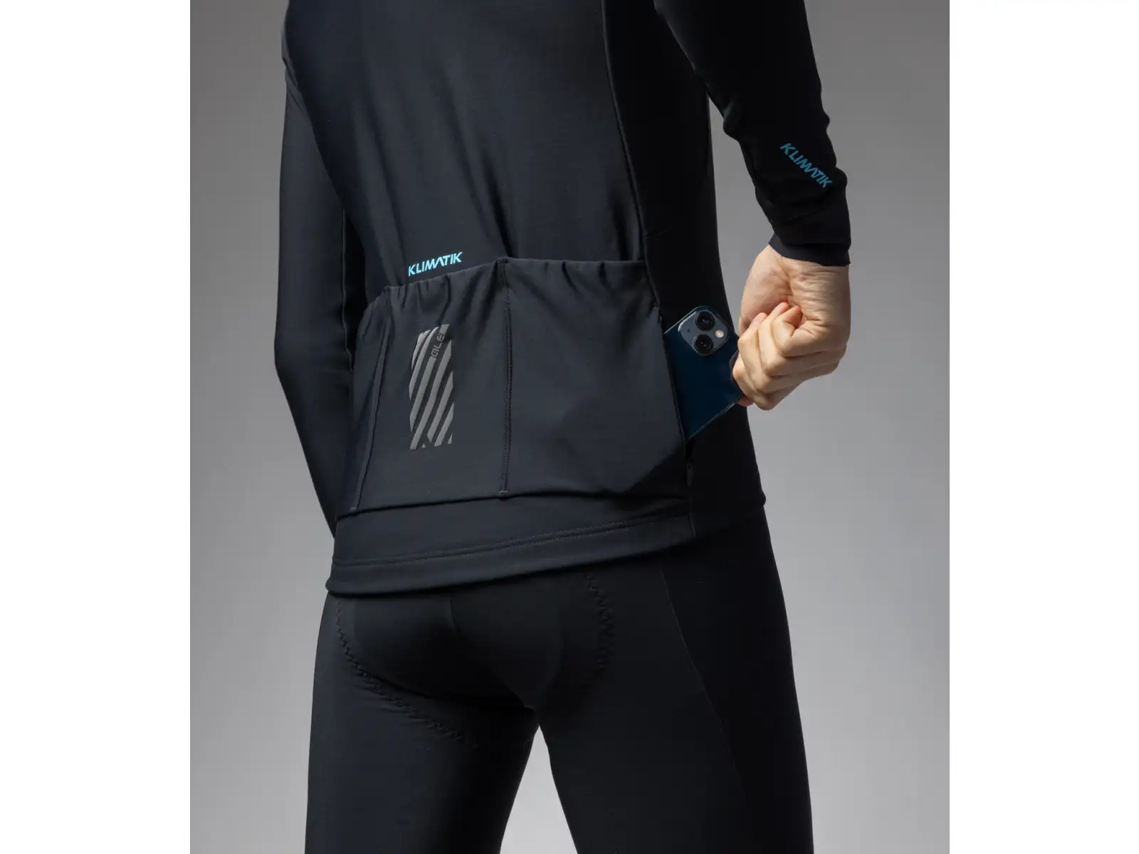 Alé Klimatik K-IDRO pánsky dres dlhý rukáv Black