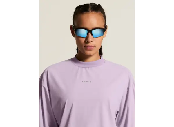 Craft Hypervent Wind Top dámske tričko dlhý rukáv fialová
