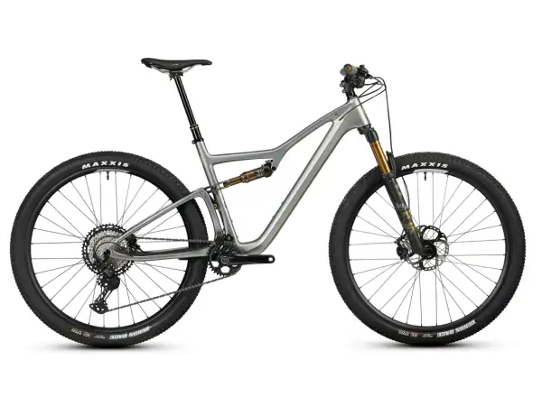 Ibis Exie US Eagle 90 horský celoodpružený bicykel Metal Silver