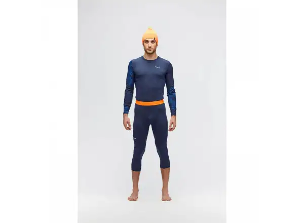 Salewa Cristallo Warm pánske tričko dlhý rukáv Navy Blazer