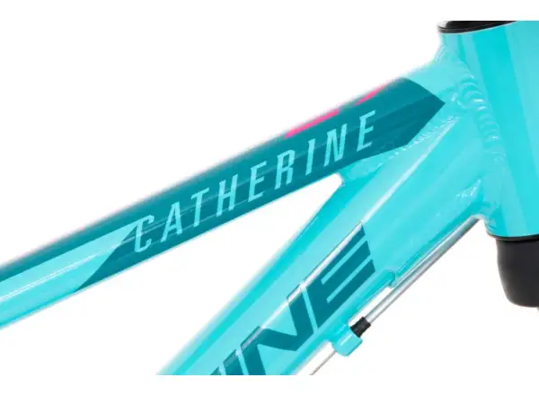 Rock Machine Catherine 27 gloss neon mint/petrol blue/pink detský bicykel