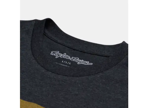 Troy Lee Designs Stamp tričko s krátkym rukávom Black Heather