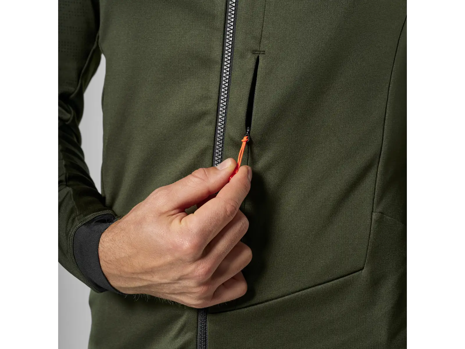 Salewa Sella Crevasse pánska mikina Dark Olive