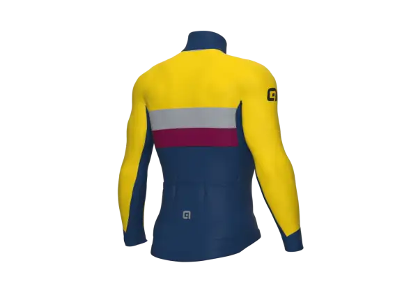 Alé Chaos Off Road-Gravel pánsky zateplený dres dlhý rukáv yellow